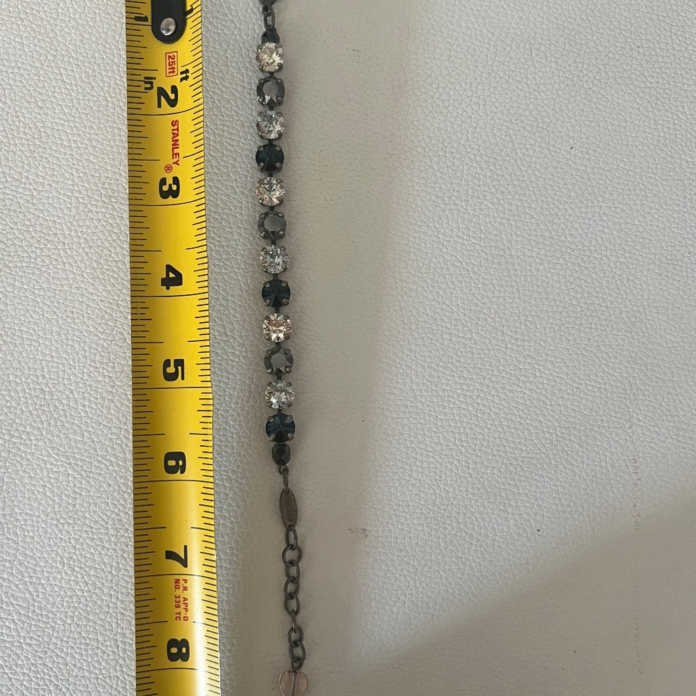 Sabika Navy Silver and Grey Bracelet - Picture 5 of 5